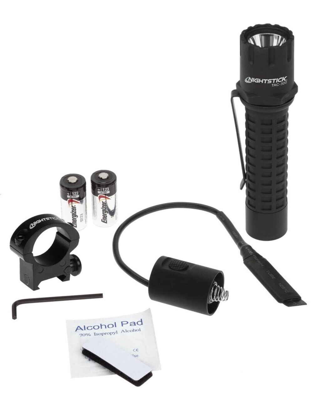 NightStick TAC300BK01 Tactical Long Gun Light Kit 180 Lumens Cr123a Black